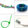 50Pcs Twist Ties Adjustable Self-locking Plastic Garden Flower Wires Set for Plants