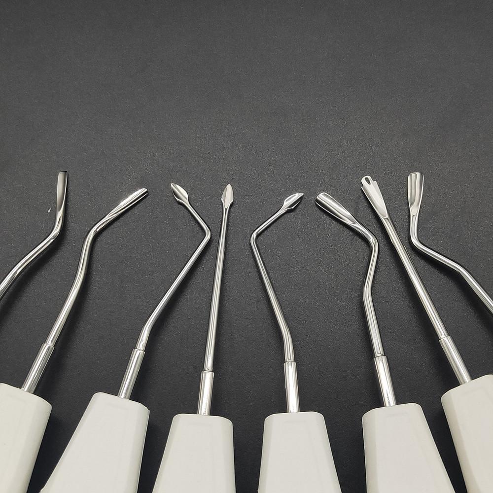 Nový typ elevátoru pro extrakci zubů Dentální extrakce kořene Minimálně invazivní sada kleští na extrakce zubů