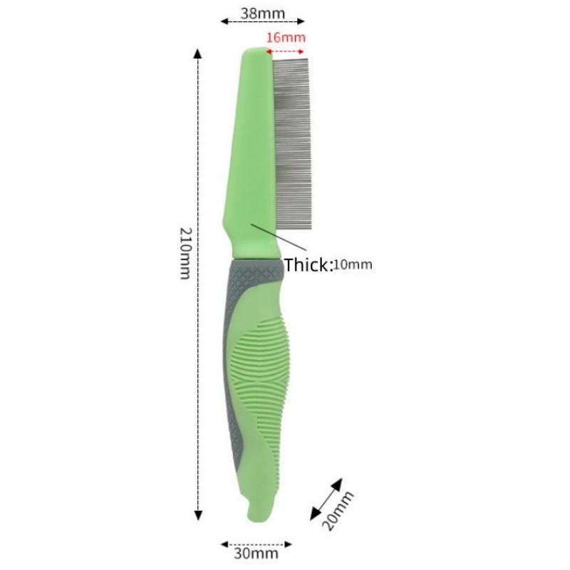 Dog Comb Pet Hair Remover Dense Tooth Cat Hair Comb Dog Grooming Massage Dogs Brush Comfortable Handle Dogs Combs Pet Supplies