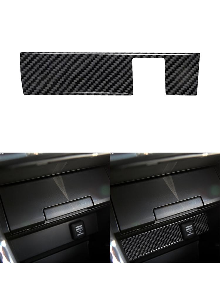 Black Car Interior Decoration Protection Carbon Fiber Sticker For Honda CR-Z 2011-2016 Auto Styling Accessories