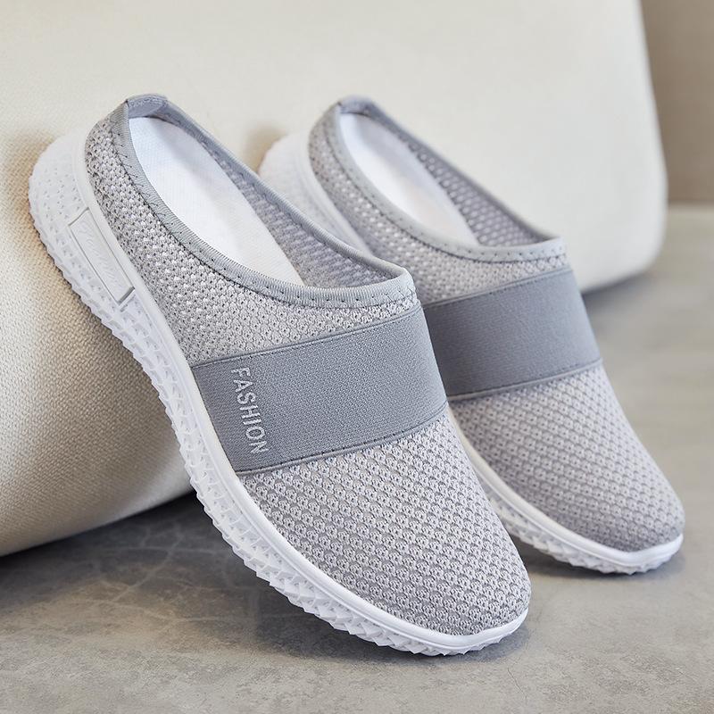 Changfengshu Women's Shoes Processing Customized New Mesh Slippers Breathable Comfortable Sandals Women's Lightweight Versatile Casual Shoes