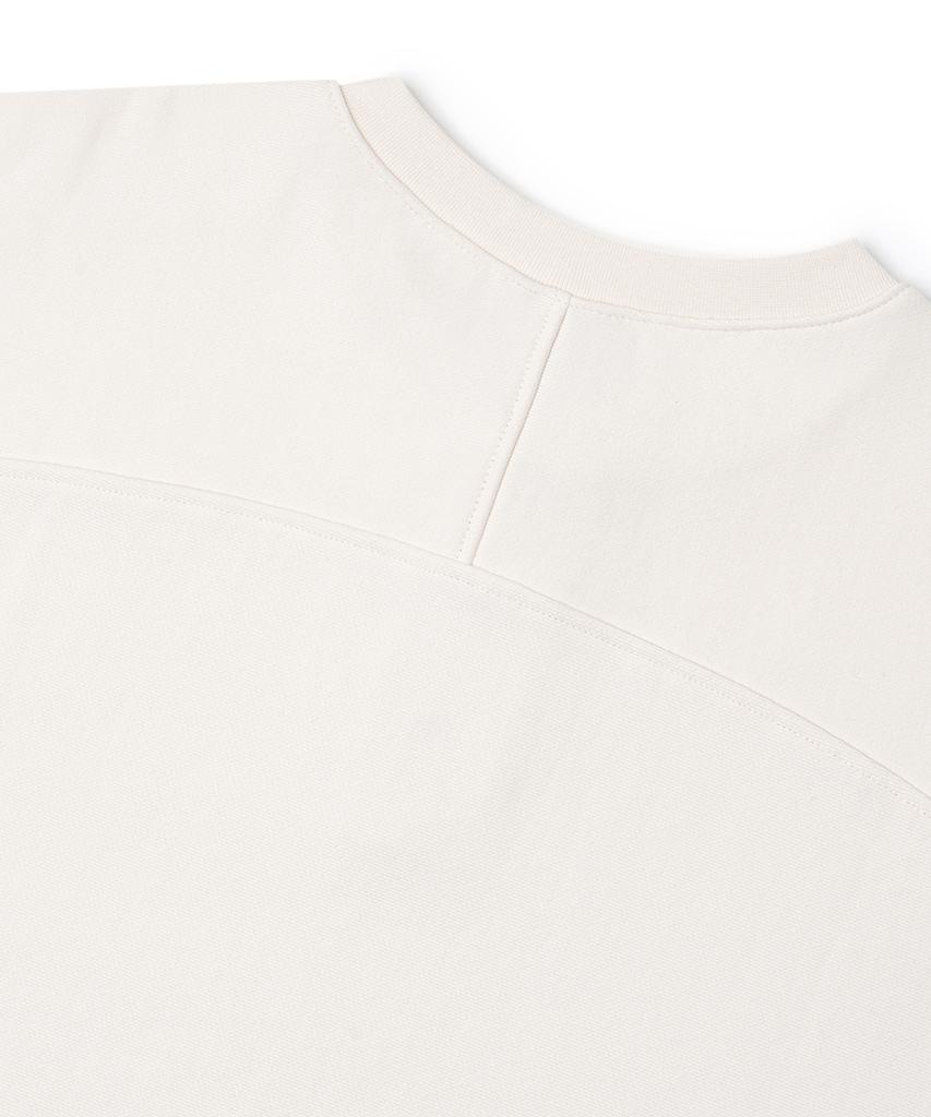 GAINSBORO V910 Square Henley Neck Sweatshirt_Off-White