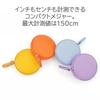HYUNGJ Leather Roll Tape Measure, 1.5m Double-Sided, Stylish and Cute, Compact, Automatic Rewind, Ideal for Crafts, Sewing, Measuring, Surveying, and