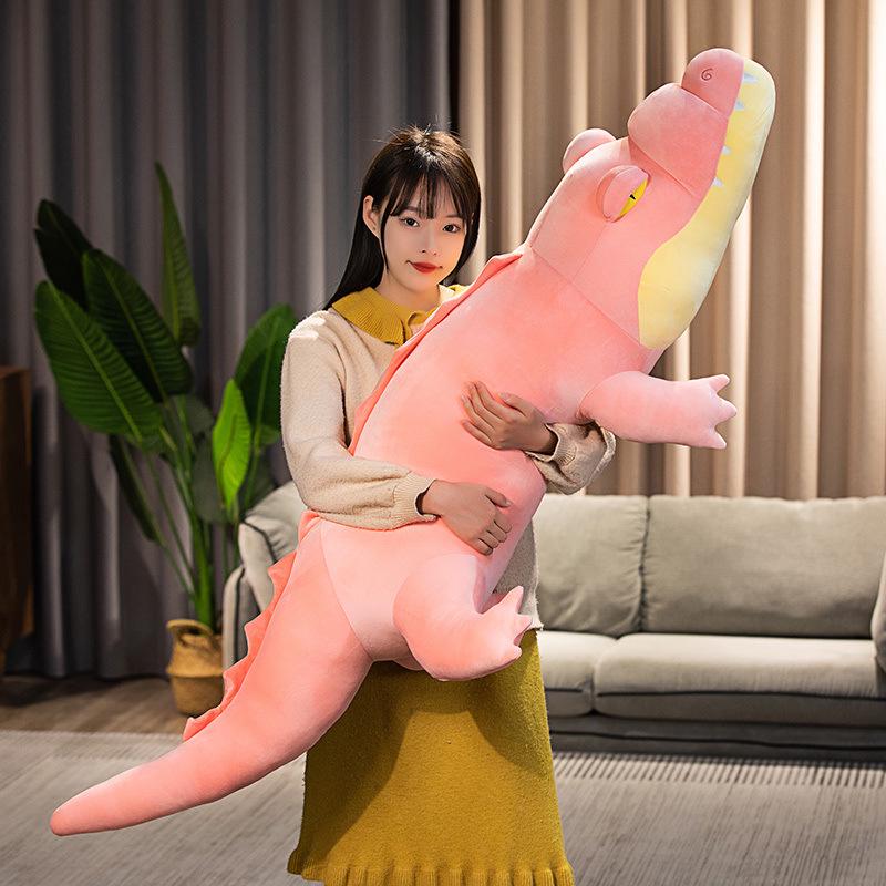 Adorable Large Crocodile Plush Toy Cushion - Perfect Birthday Gift for Girls