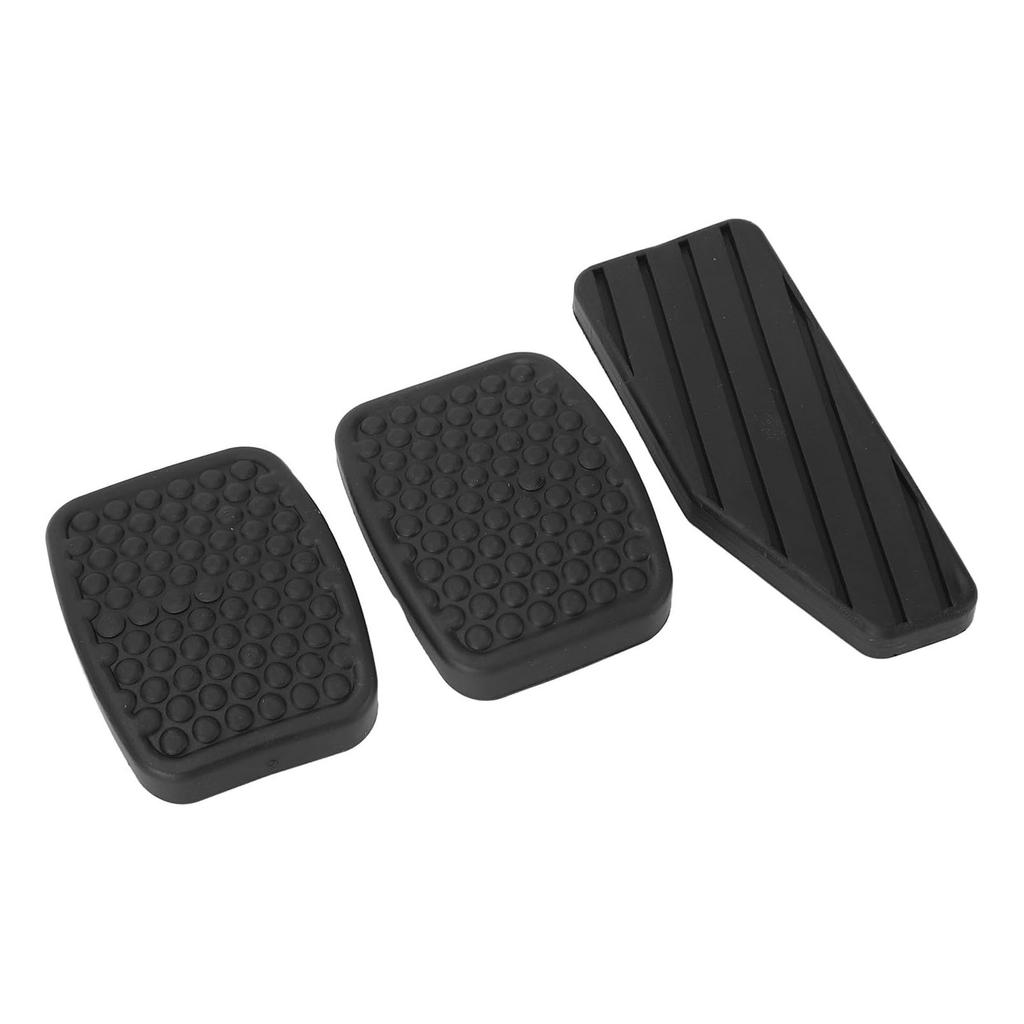3Pcs Car Brake Clutch Accelerator Pedal Rubber Pad Cover Kit For SUZUKI Swift Samurai Sidekick Vitara Tracker Daewoo Matiz Tico