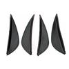 Bumper Lip Front Bumper Wind Splitter Trim Kit Carbon     4 Piece Self Adhesive   Fits Most Cars