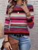 2026 New Women's Fashionable and Elegant Top with Asymmetrical Color Blocking, Modern Artistic Design for Everyday Wear