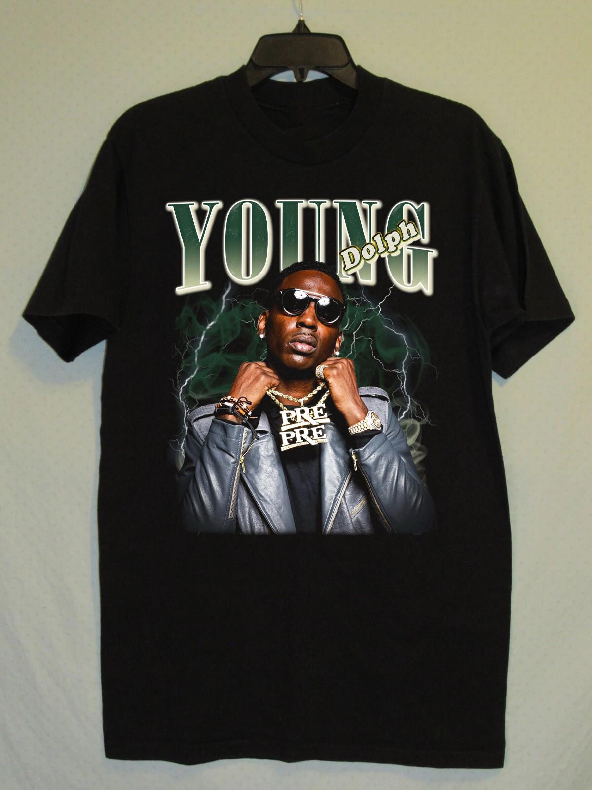 Young Dolph Rapper cotton short sleeve black Shirt Unisex UU31 S