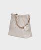 Studio Saera Feminine Quilted 2-Way Chain Shoulder Bag H24H1023 Ivory