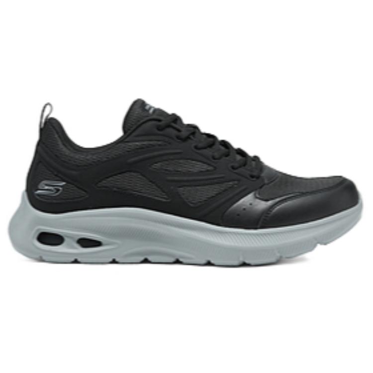 Skechers Air-Cooled Memory Foam Comfortable Durable Low-Top Casual Shoes Men Sneaker Black 118077-BLK
