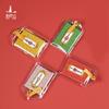 Authentic Buddhist Blessing Amulet Lucky Charm Pouch, Traditional Chinese Protective Talisman for Health Wealth Safe Driving Car