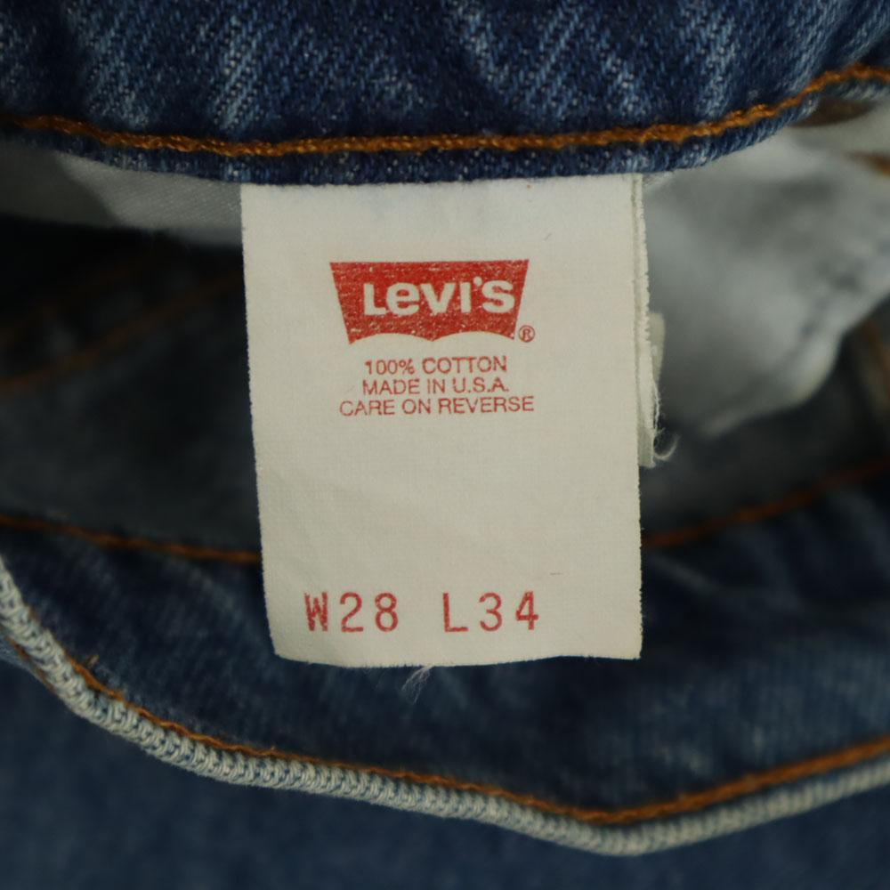 Levi's 90. léta 510 Staré USA Vyrobené Rovné džíny W28 modré Dámské Použité