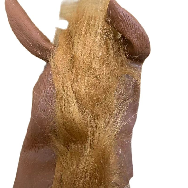 Men Brown Horse Masks Girl Funny Horse Head Mask Latex Animal Mask Novelty Halloween Cosplay Costumes Headgear Mascara De Latex