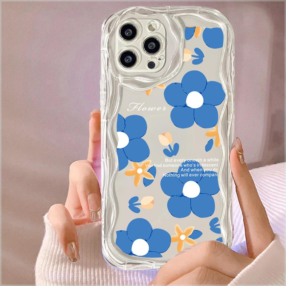 Tulip Flower Floral Case For Samsung Galaxy A34 5G A55 A35 S22 Ultra S24 S23 A54 A53 A52 A14 A13 Cover Funda Soft Transparent