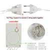 LED Herz Lichterkette Vorhanglampe Warmweiß Heiratsantrag Deko 8 Modi