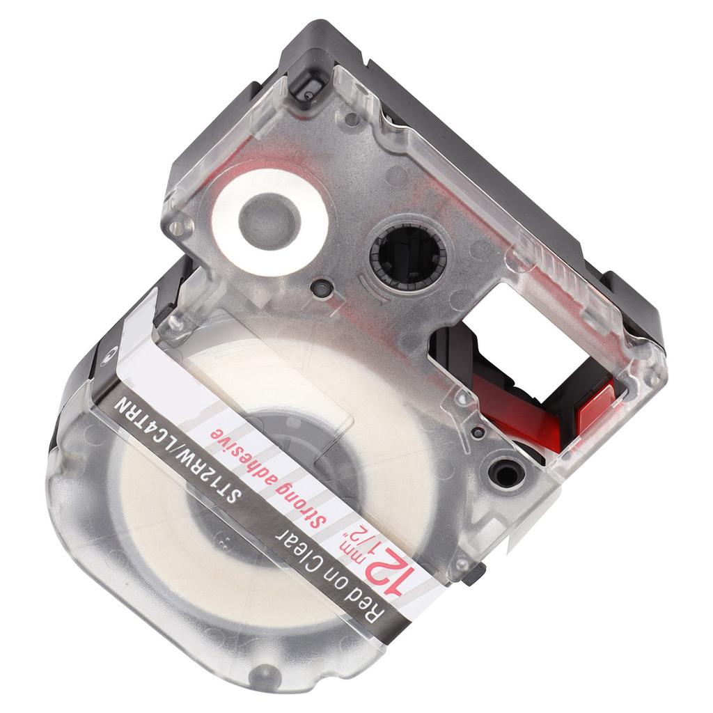 Labeling Tape Corrosion Wear Resistance 12mm Anti Corrosion Label Making for KING JIM Printer