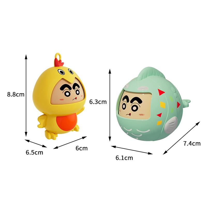 Cartoon Q Version Face Changing Doll Keychain Decompression Toys Keyring Exquisite Backpack Decoration Accessories Gifts