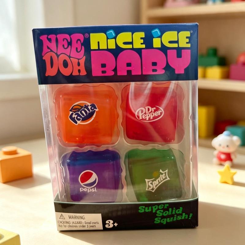 Rubik's Cube Squeeze Toy Gift Set for Kids - Decompression Fun