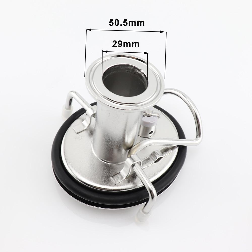 Cornelius Keg Carbonation Lid New Replacement Corny Keg Lid 0-90PSI Gauge O-ring for Homebrew Beer Soda Ball/Pin Lock Kegs