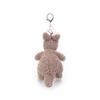 Apricot Lamb Velvet Kangaroo Cute Soft Keychain Plush Toy, Perfect for Boys and Girls, Fits Kids Backpacks and Purses, 14cm