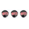 3PCS Car Metal Emblem Stickers Auto Remote Key Logo For  Volkswagen VW GTI Rline Passat Golf Polo Touareg Jetta Tiguan 14mm