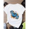 Pumpkin Flowers Women's Plus Size Sports Short Sleeve T-Shirt