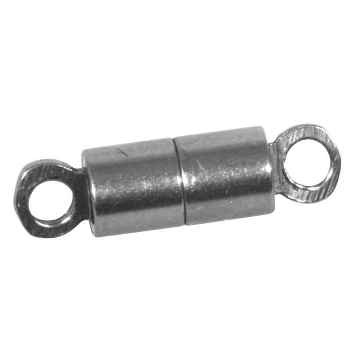 Fermoir magnétique - RAYHER - Acier inox - Platine - 1 pièce - Mixte