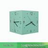 Creative Modern Double-Sided Wall Clock for Living Room – Stylish Corner Design, Minimalist Ins Style