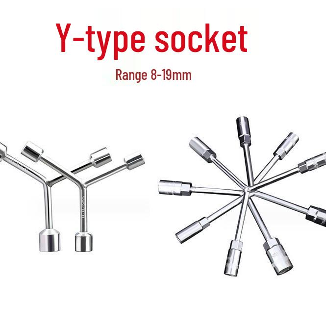 Manual Y-Type Hex Socket Wrench for Washing Machine Repair and Cleaning