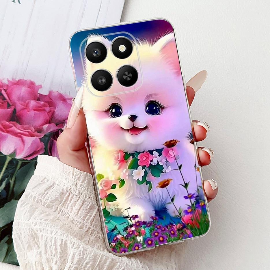 For Honor 400 Smart 5G Case LGN-NX1 Luxury Butterfly Painted Cover Soft Silicone Case For Honor X7d HonorX7d Honor400 Smart Bags