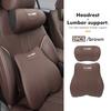 Car Logo Seat Headrest Neck Pillow Lumbar Support Protect Pad Accessories For KIA Rio K5 K2 Sportage Ceed Sorento Picanto