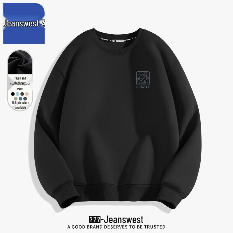 

Jeanswest Men s Heavyweight Graphic Crew Neck Sweatshirt XL