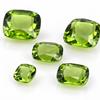 Green Peridot Cushion Cut Gemstone – Lime Green Faceted Loose Stones