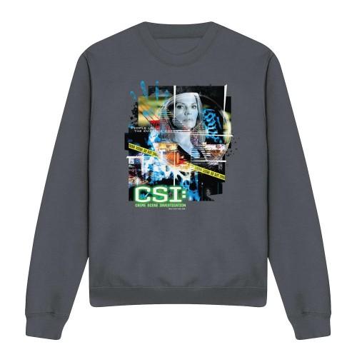 CSI Unisex Adult Evidence Collage Sweatshirt