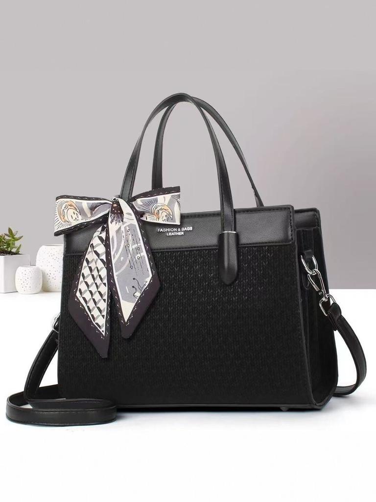 Stylish Pu Crossbody Bag With Inner Pockets For Work And Outings
