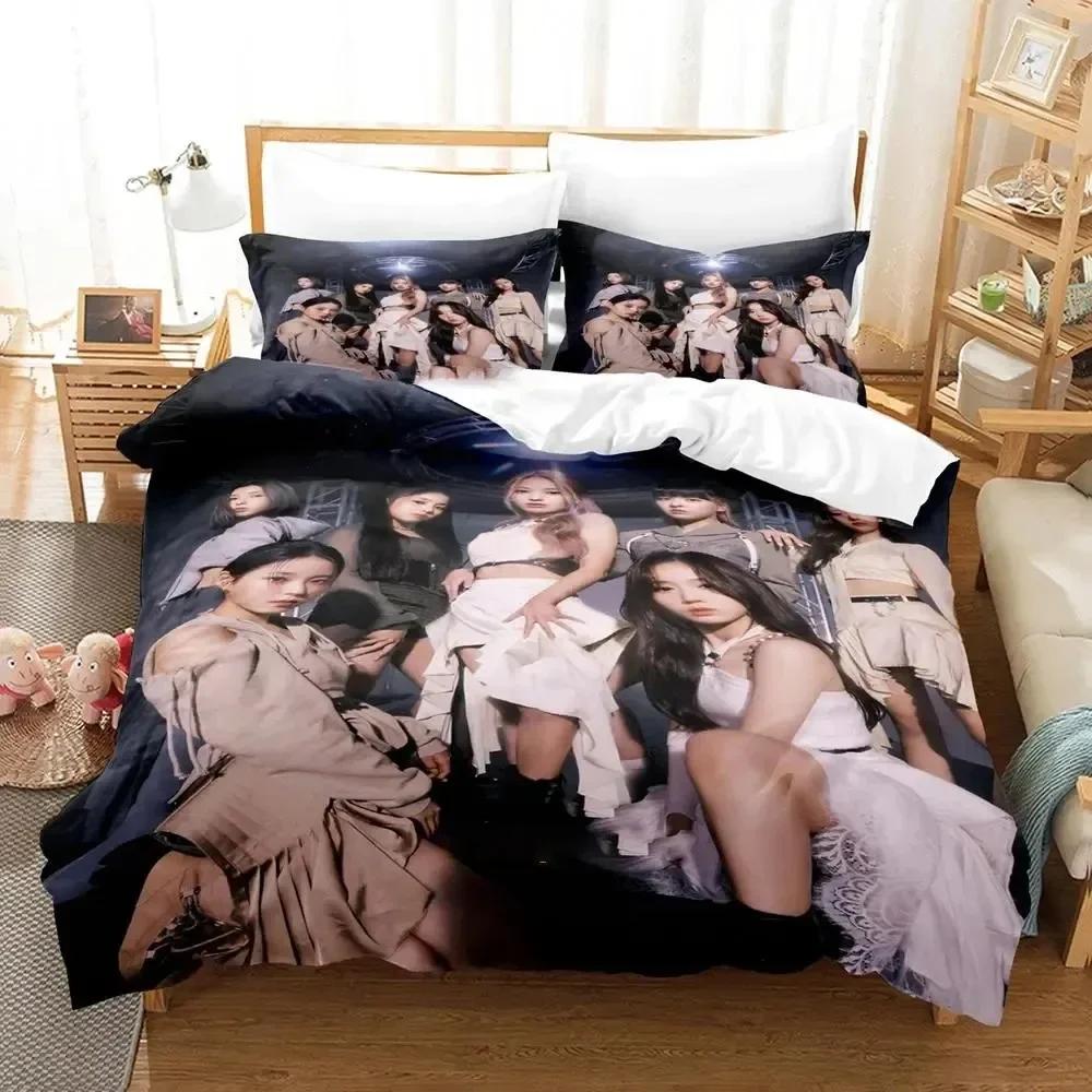 3D Print Kpop NMIX Beding Set 3D Printed Suitable for Bedrom Soft with Soft Fabric Duvet Cover Set With Pilowcases Children Kids Home Textile