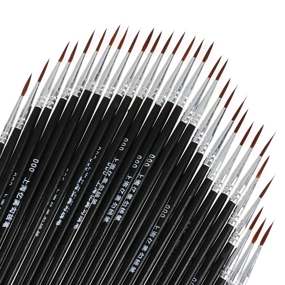 1Set Acrylic Painting Pen Fine Hand Painted Thin Hook Line Pen Drawing Art Pen Paint Brush Nylon Brush Art Supplies