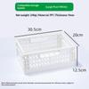 1Pcs Mini Foldable Storage Basket, Home Desktop Clutter Organizer Box, Portable Multi-Functional Solid Color Storage Basket