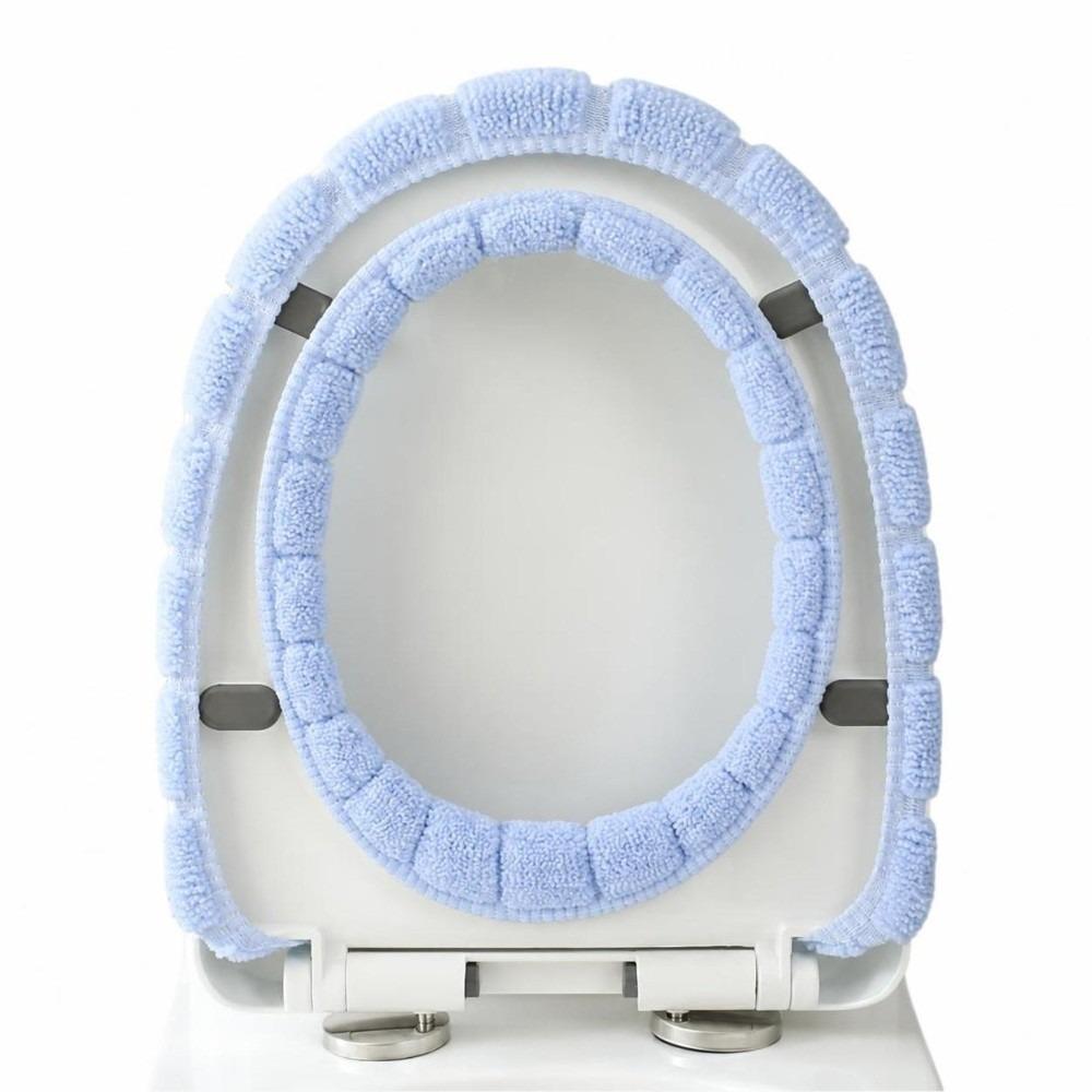 5 Pack 5 Color Combinations Toilet Seat Cover Polyester Toilet Cover Exquisite Toilet Seat Pad  Home