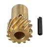 Engine Distributor Drive Gear 491" Diameter Shaft Roller Cams Compatible for  BBC 262-454 Shaft Small Big Block Brass