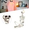 Halloween Resin Full Body Skeletons with Movable Joints for Home Costume Party Decoration PropsM