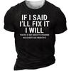 Men's T-shirt Fashion Letter Pattern Men's T-shirt