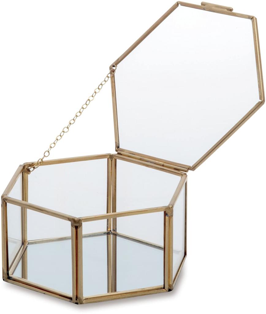 22630 Frame Box Hex M Gold