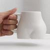 New Creativity Butt Decorative Coffee Mugs Ceramic Cup Heat Resistant Portable Wine Glass Travel Porcelain Mug 300ml Juice Cup