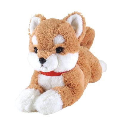 SunLemon Shiba Inu Lap Dog Plush Toy, Beige, Small, 24x9x30cm, P-3052