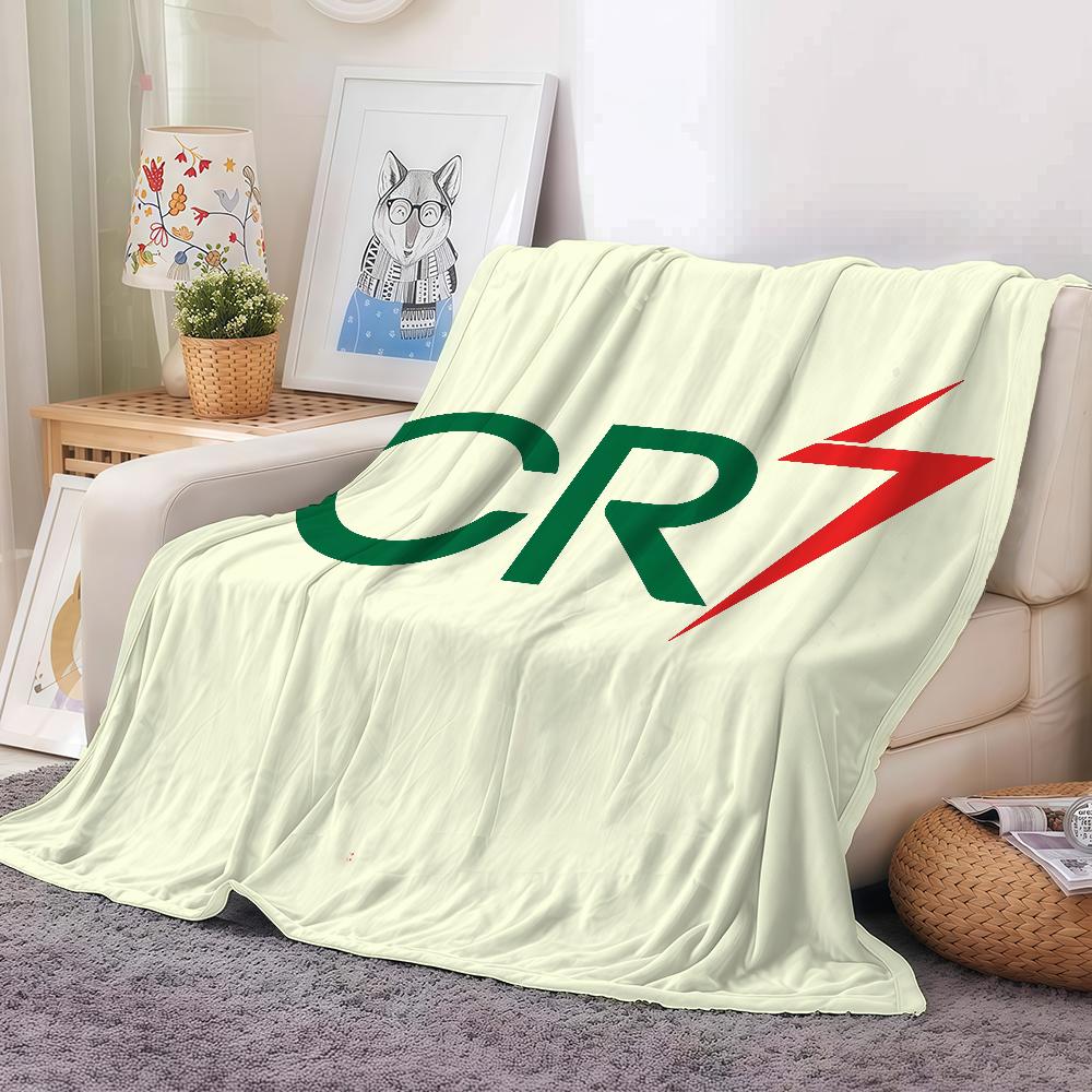 

Football Star C-CR Blanket Warm And Soft Suitable For Bedroom Living Room Sofa Bed Office Travel Camping 30x40in