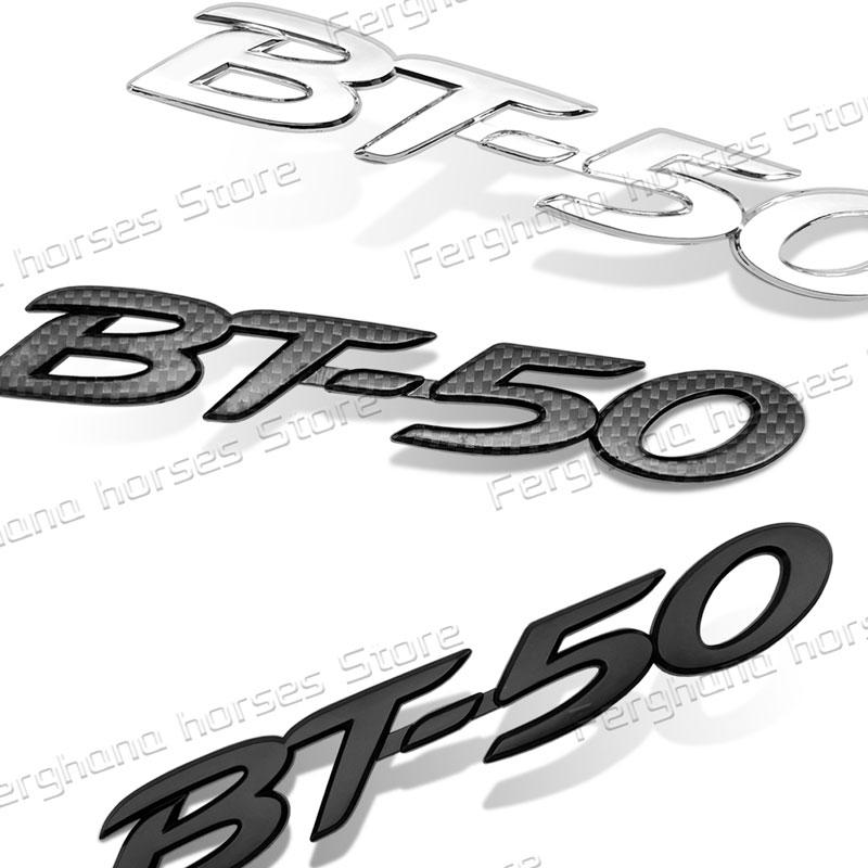 3D ABS Plastic BT50 BT-50 4x4 Logo Emblem Car Rear Trunk Badge Sticker Fender Side Decor For Mazda Auto Accessories Wcgvh11