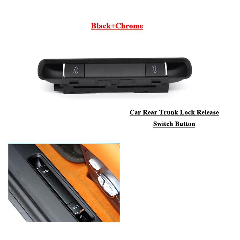 Portable Hood Decklid Release Switch 99161310501A05 For Porsche 911 Boxster 718 Cayman 2012-2019 Rear Trunk Lock Release Button