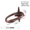 Zinc Alloy Kongming Puzzle Lock: Disentanglement Ring Educational Toy