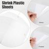 A25F-DIY Shrink Plastic Sheets 20PCS Keychain Kit, Printable For Handprint Art Projects Paper